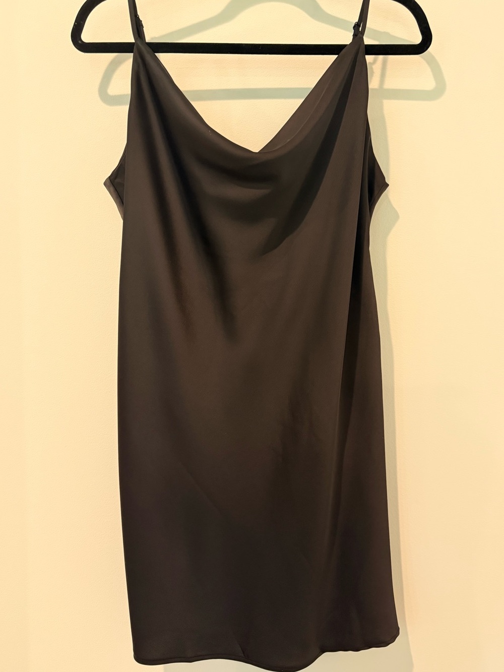 Urban Outfitters Black Cowl Neck Slip Dress